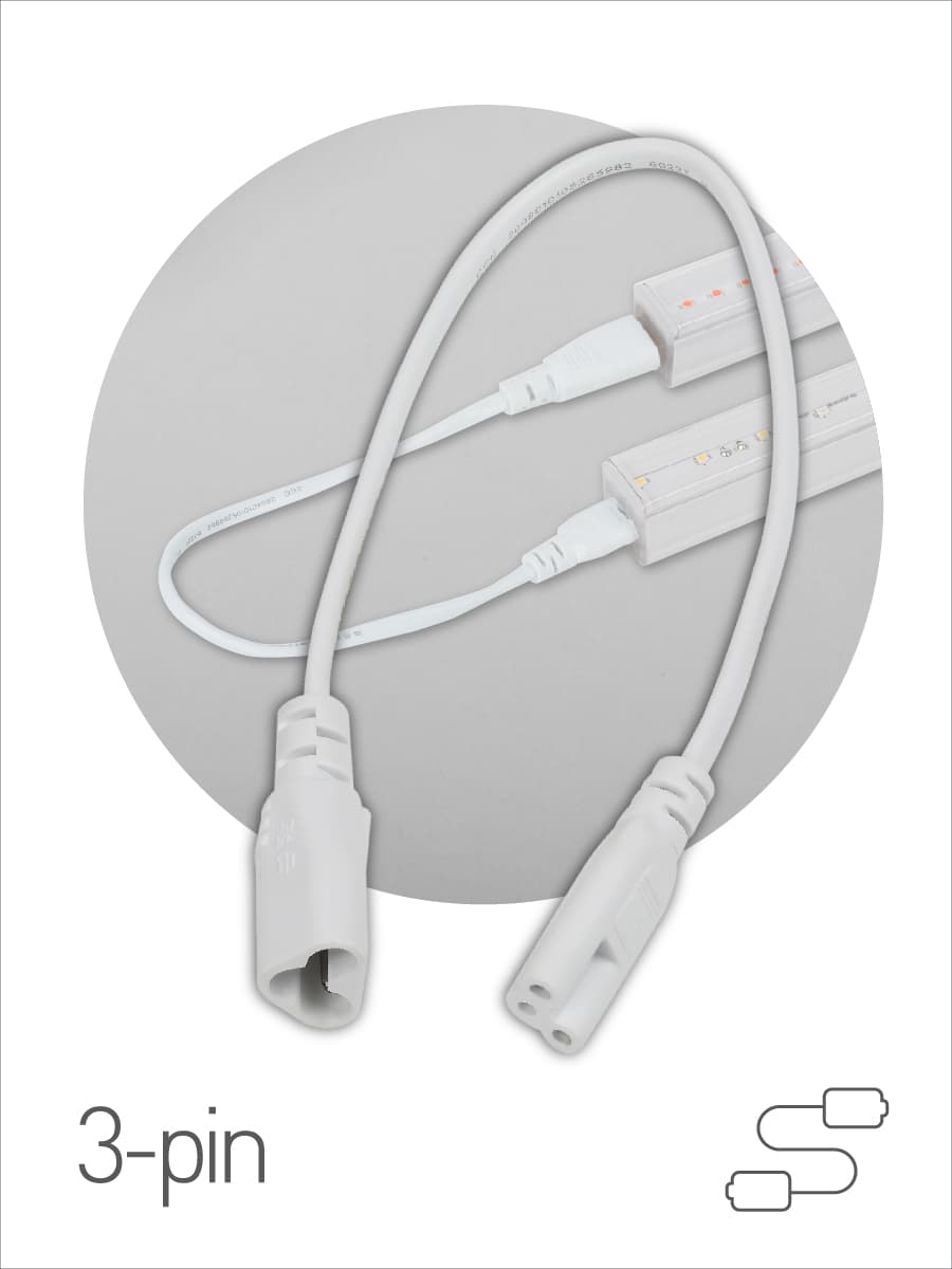 Кабель соединительный для линейного светильника Cable FT-C5-С6-0,5 3pin мама-папа , удлинитель