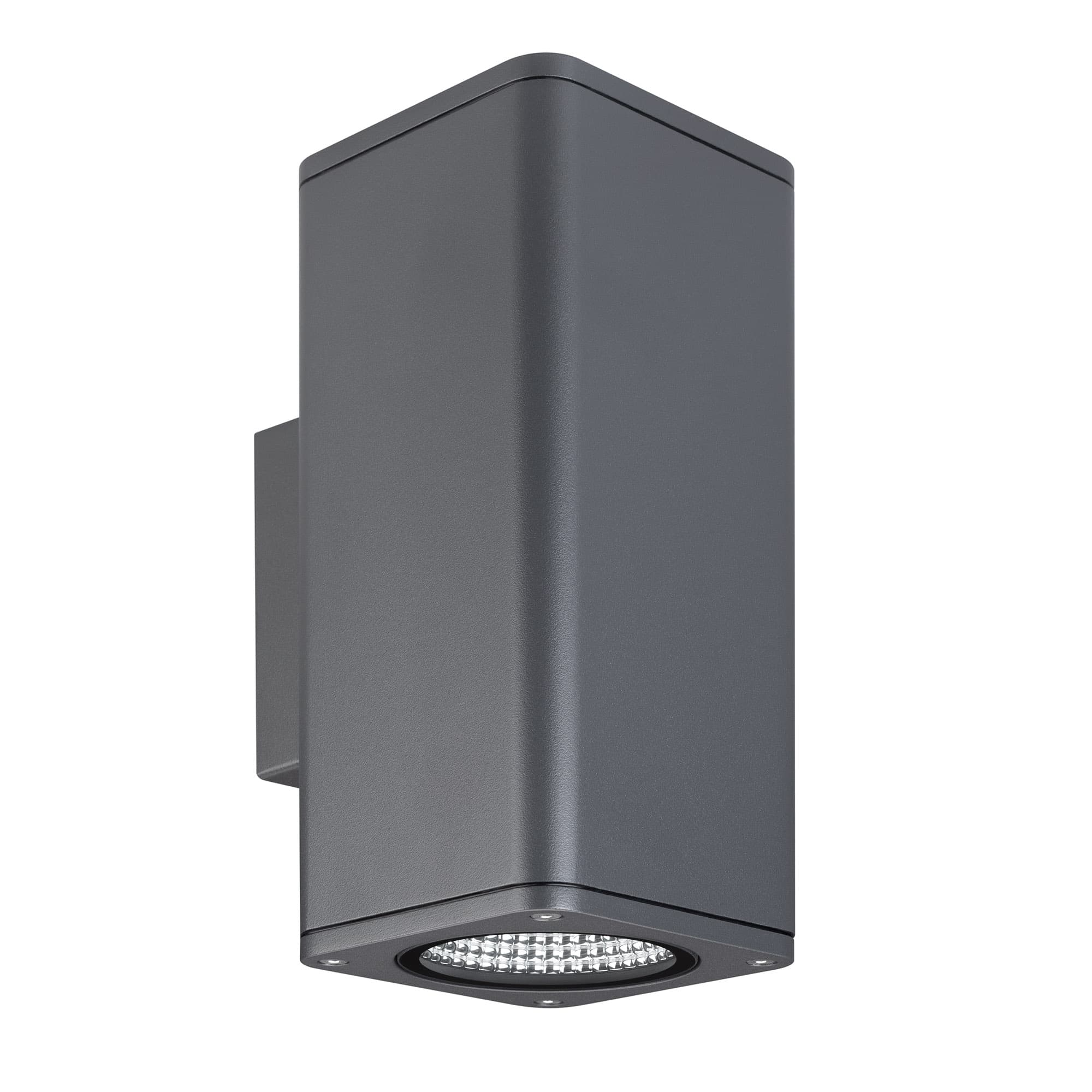 Светильник LGD-EVO-WALL-TWIN-S100x100-2x12W Day4000 (GR, 44 deg, 230 В) (IP54 Металл, 3 года)