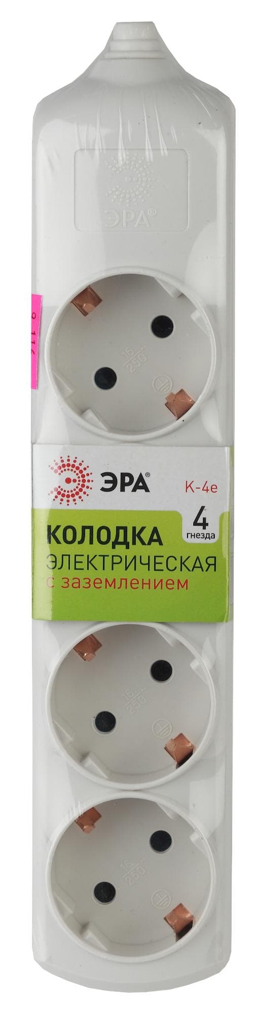 Колодка 4 гнезда, зазeмление 10/40/1200 K-4e