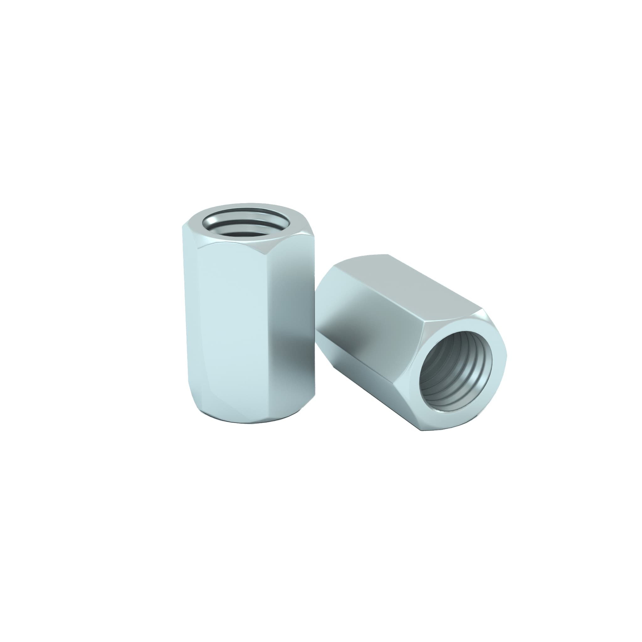 Гайка соединительная М8 DIN 6334 (упак. 50 шт) INOX A2