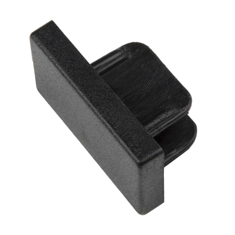 Заглушка торцевая типа G UFB-Q122 C21 BLACK 1 POLYBAG Черная