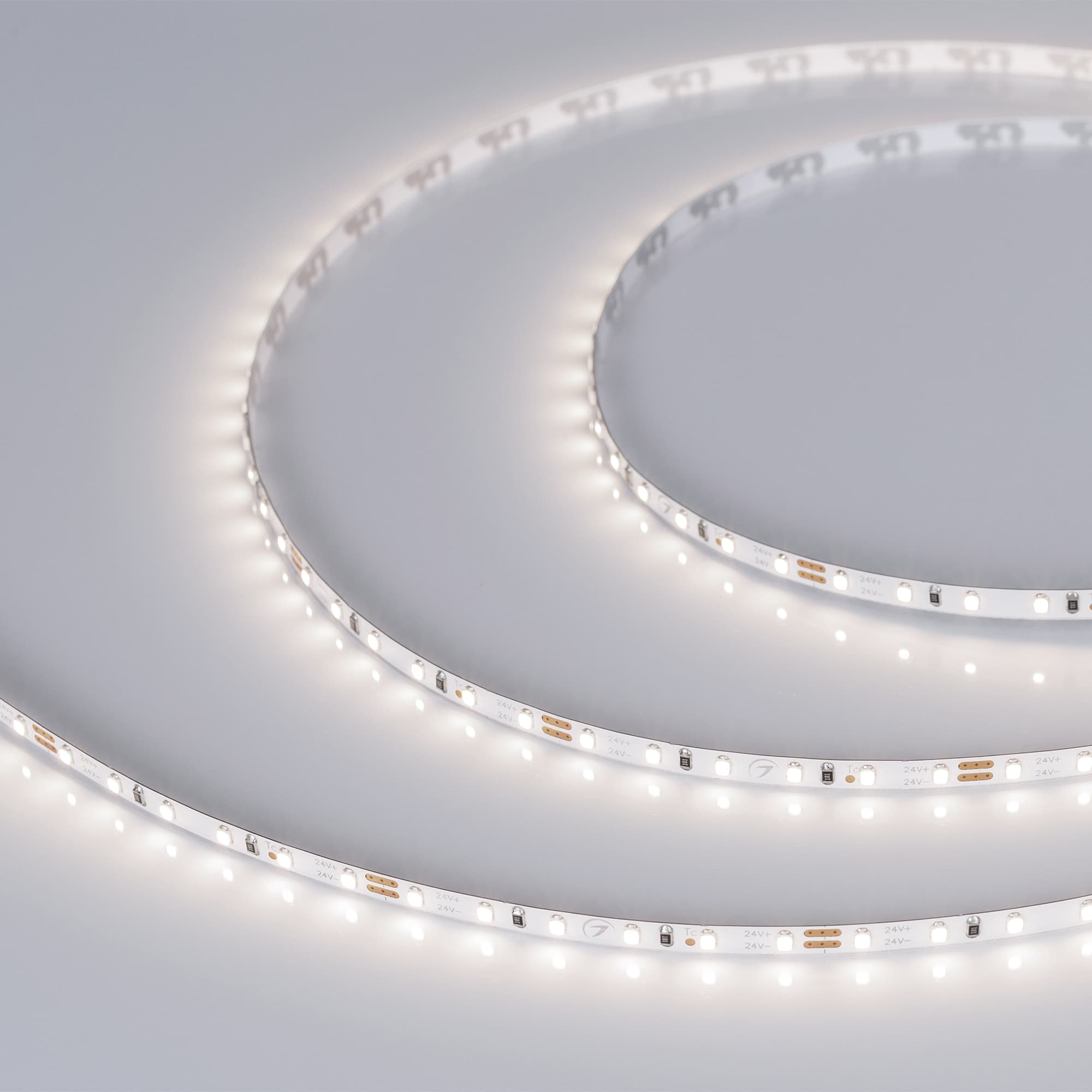 Лента светодиодная 9.6 Вт/м 24В 4000K IP20 120LED/м MICROLED-M120-4mm SMD 2216 5 м