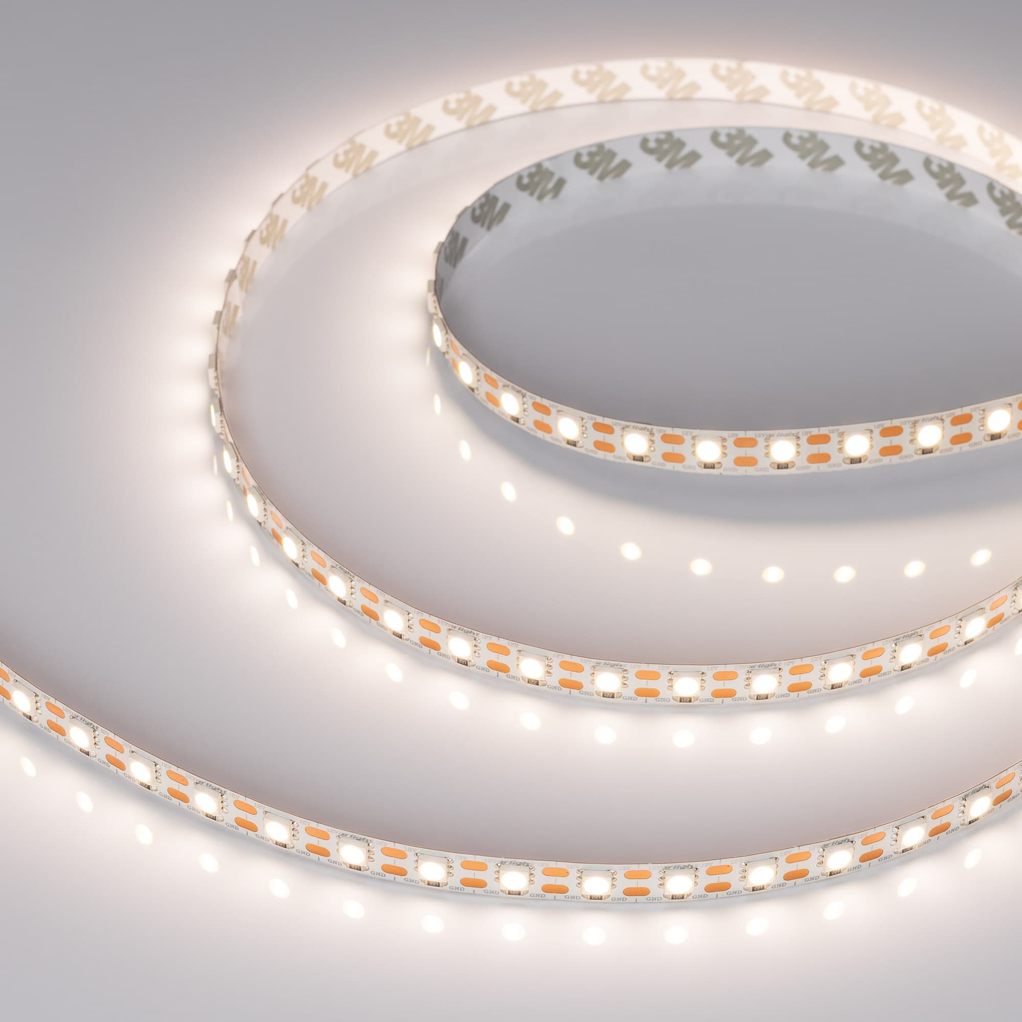 Лента светодиодная 15,6 Вт/м 12В IP20 4000K 72LED/м RT-B72-10mm SMD 5060 5 м