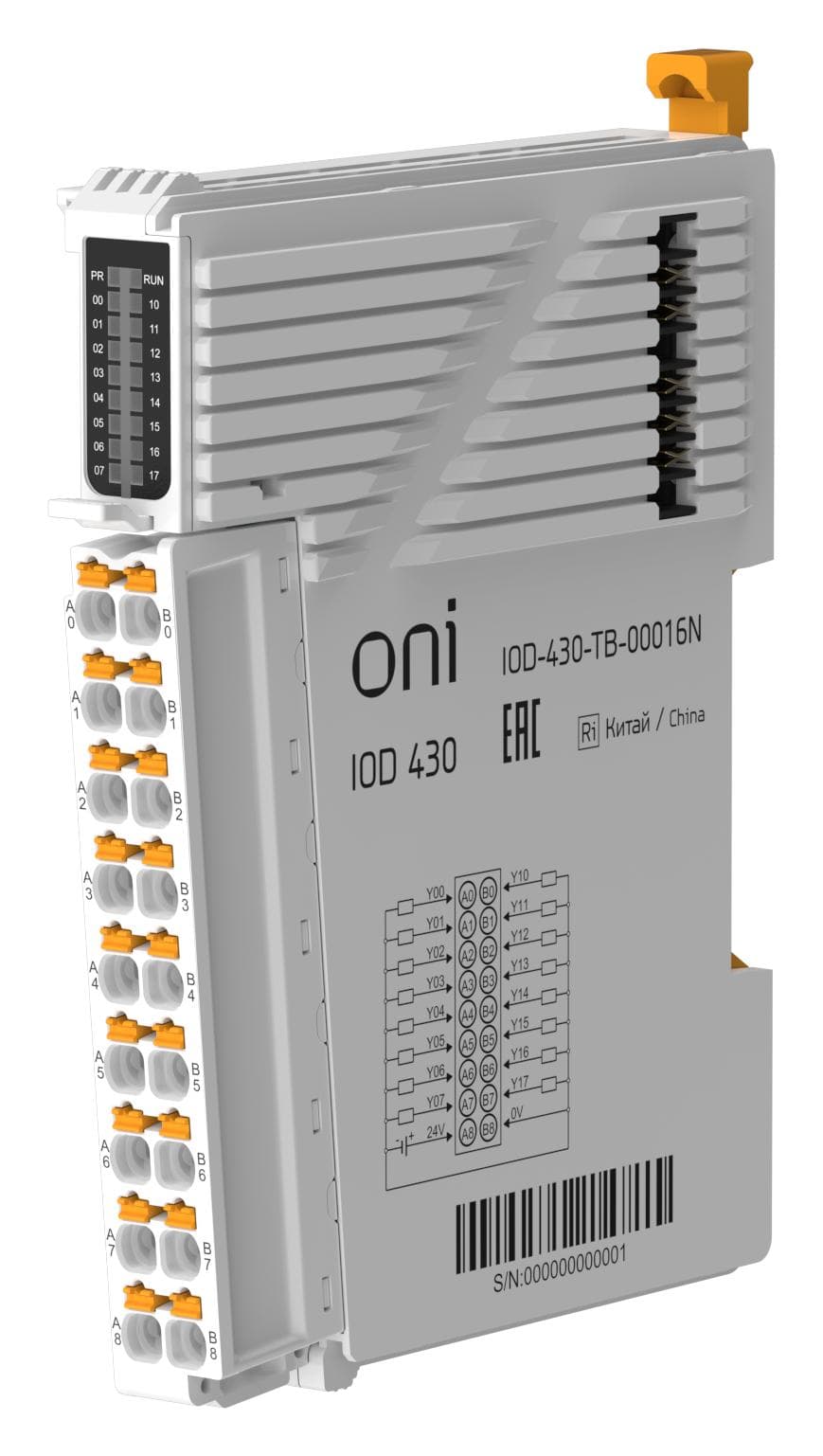 IOD 430 Модуль дискретного вывода 16 сигналов NPN ONI