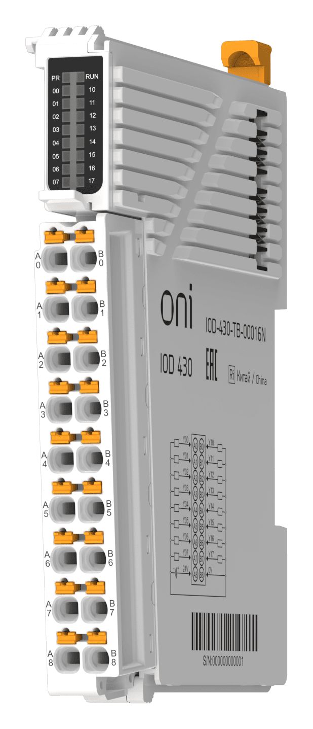 IOD 430 Модуль дискретного вывода 16 сигналов NPN ONI