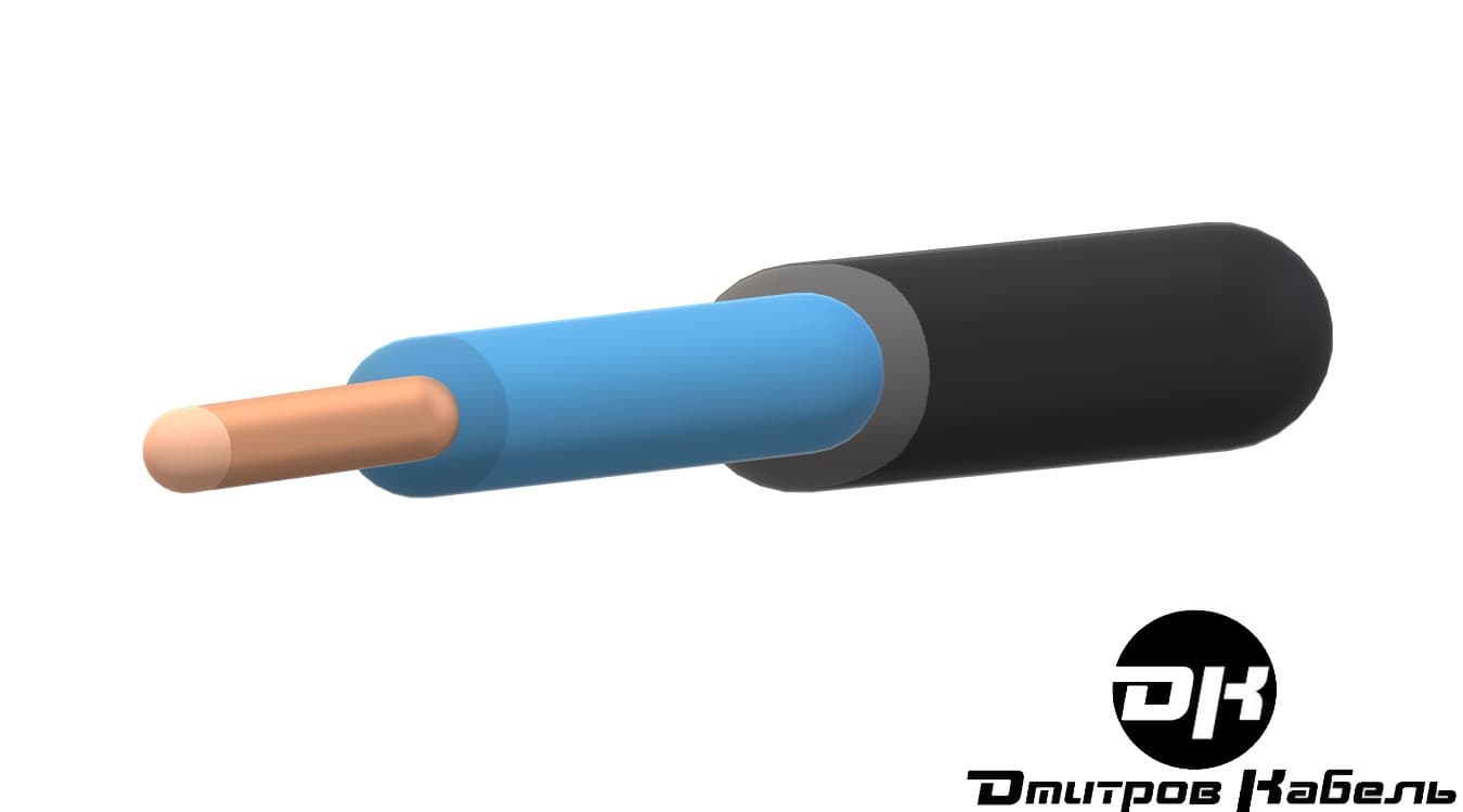 Кабель силовой ППГнг(A)-HF 1х2.5(син) ТРТС