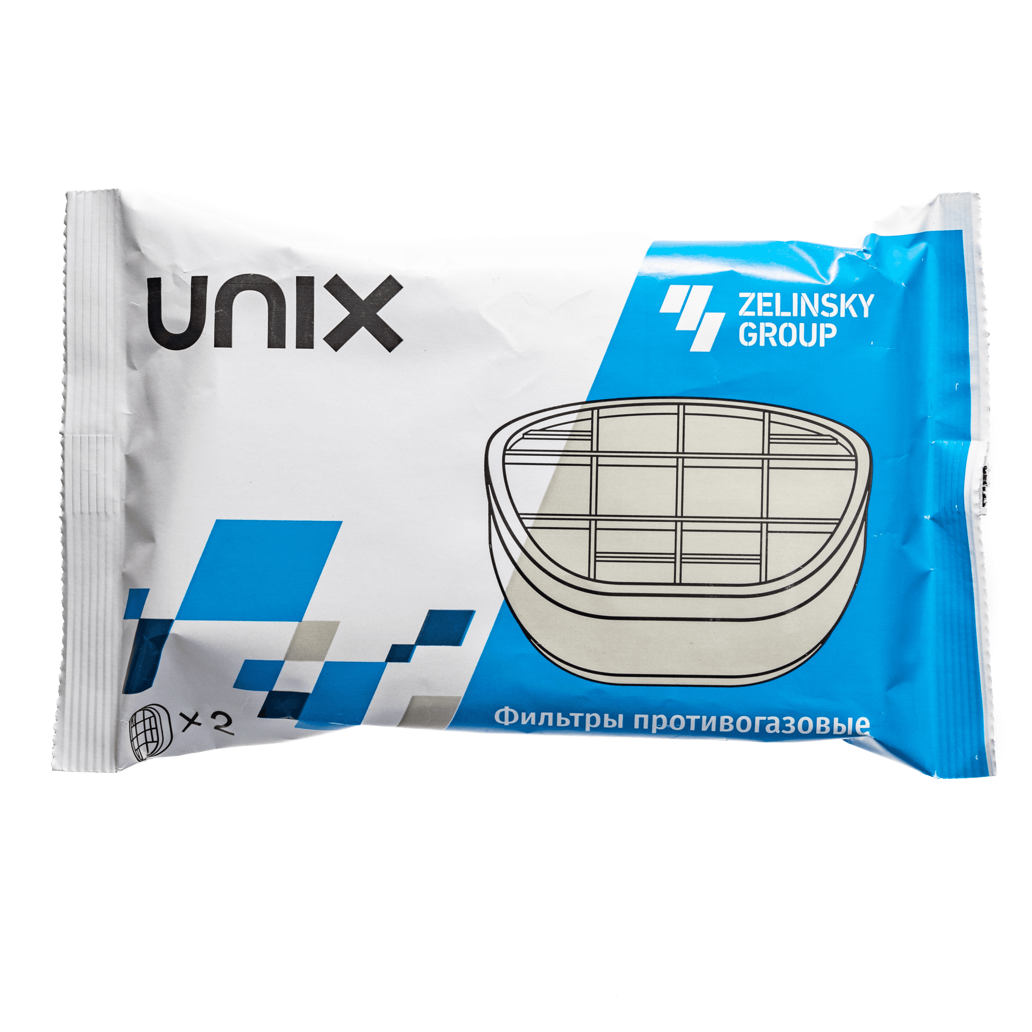 Фильтр противогазовый UNIX 512 марки К2 (2 шт.)