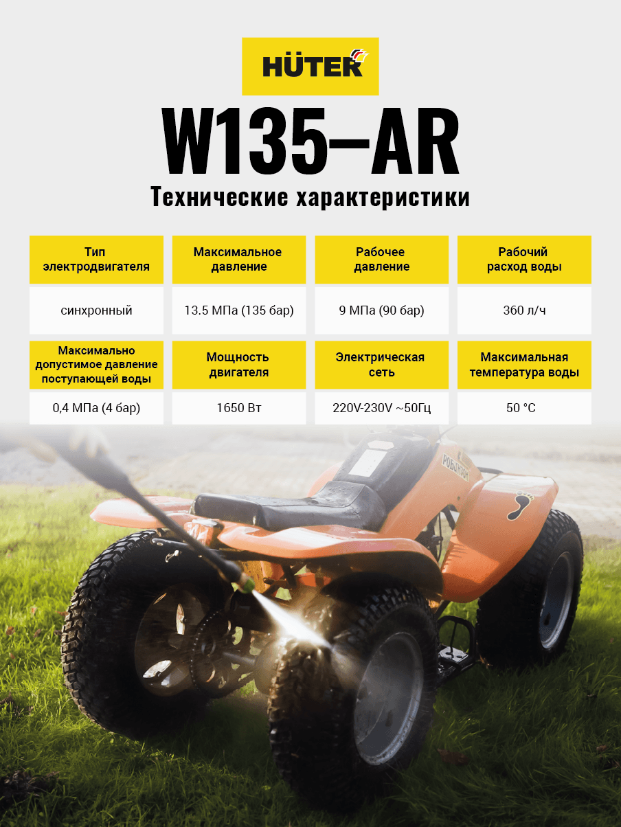 Мойка высокого давления W135-AR