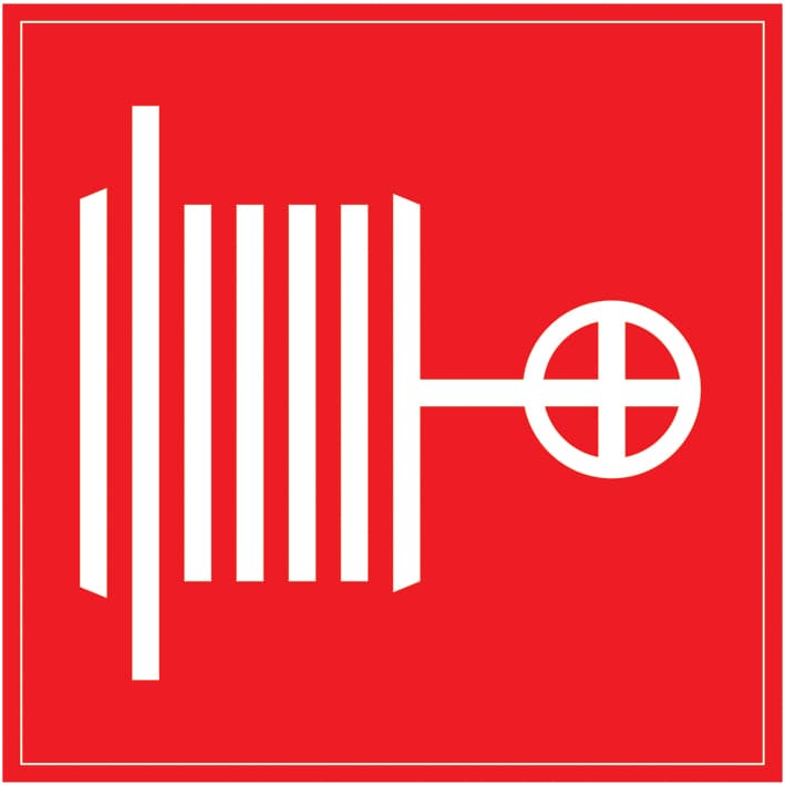 Знак 150х150мм Пожарный кран