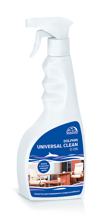 Средство Dolphin ''Universal-Clean'', 0,5 л., триггер, для ухода за мебелью