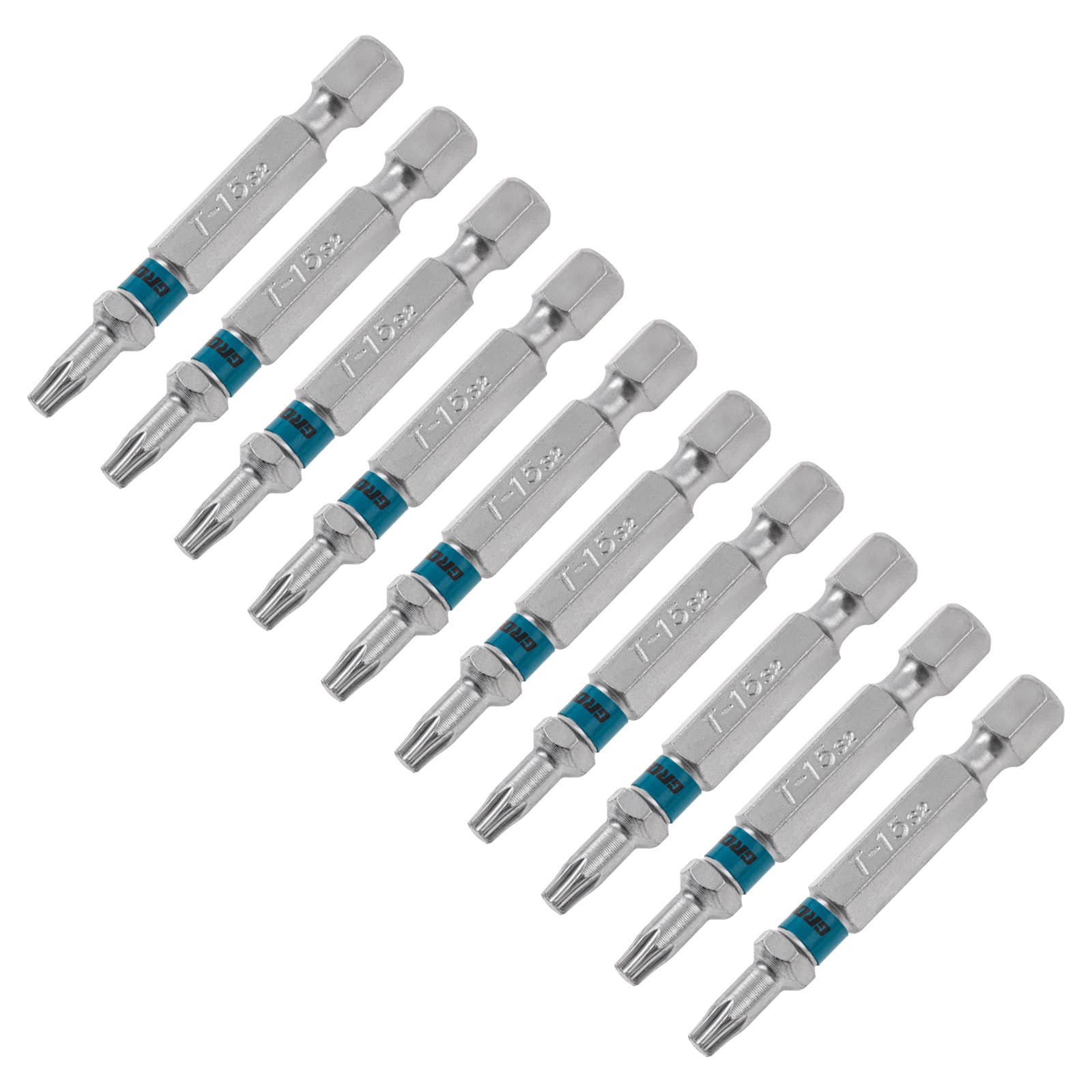 Набор бит TORX 15х50, сталь S2, 10 шт.