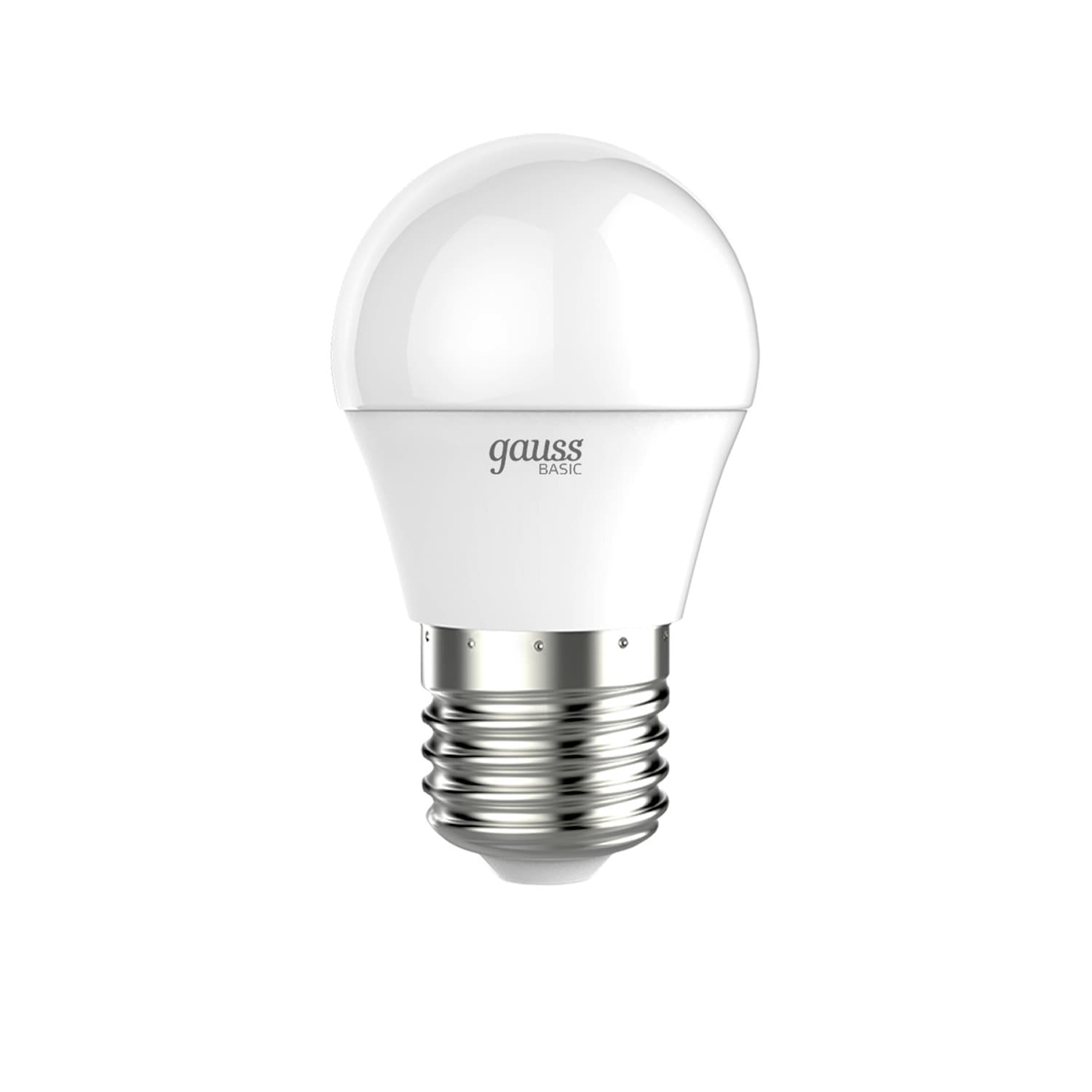 Лампа светодиодная LED 5.5 Вт 470 лм 4000К шар P45 нейтральный E27 AC 220В Basic