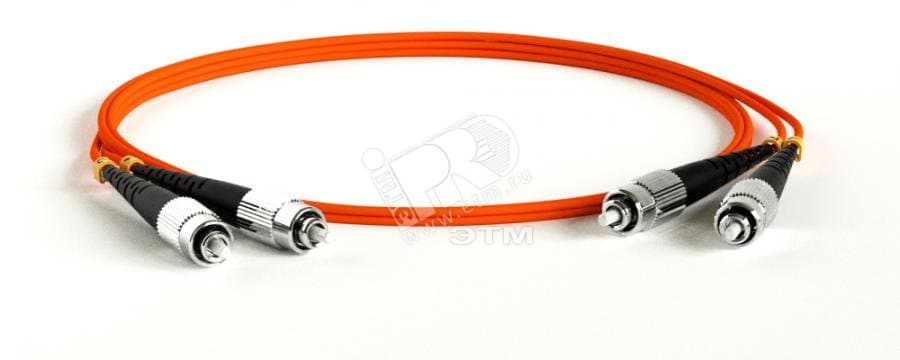 Патч-корд оптический MM 50/125 FC-FC 2мм duplex LSZH (1м)