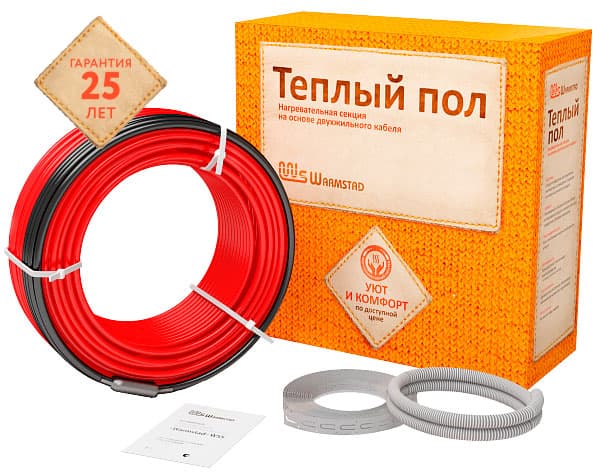 Кабель нагревательный для теплого пола Warmstad WSS 3300 Вт 213 м