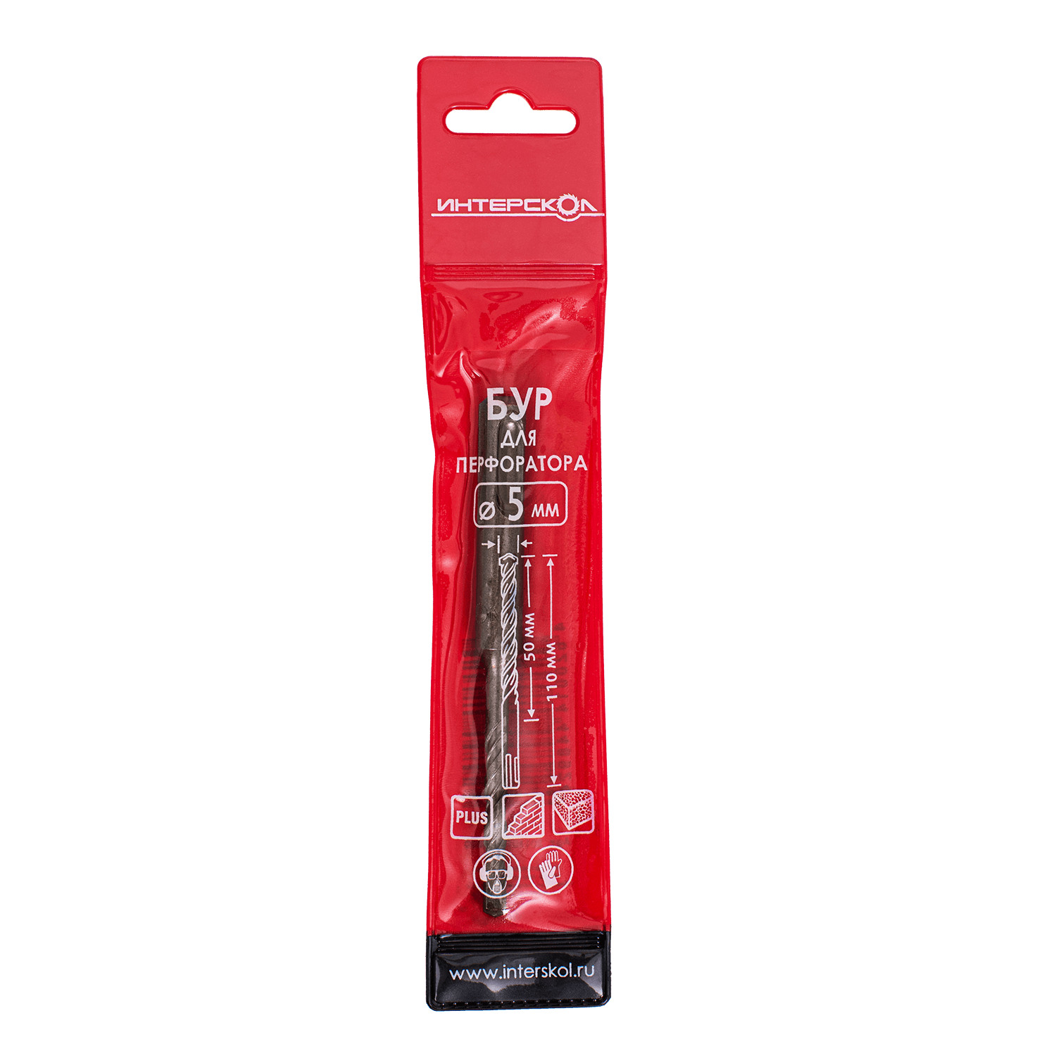 Бур SDS-plus (2 спирали, 2 резца)  5,0 x 110