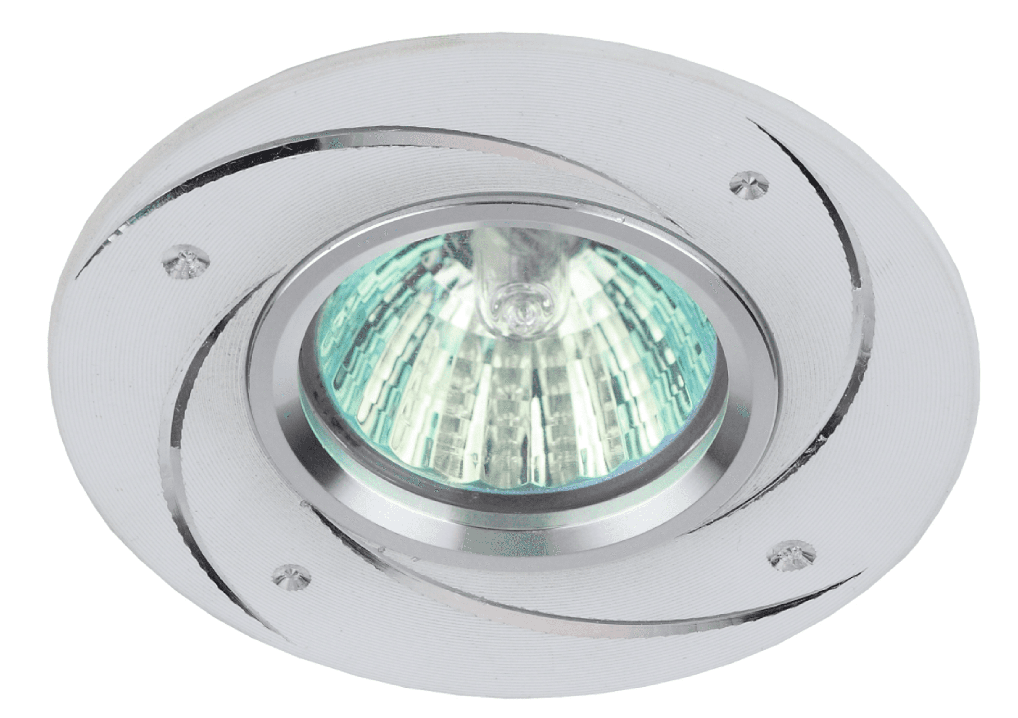 Светильник литой ''алюминиевый'' MR16,12V/220V, 50 W белый