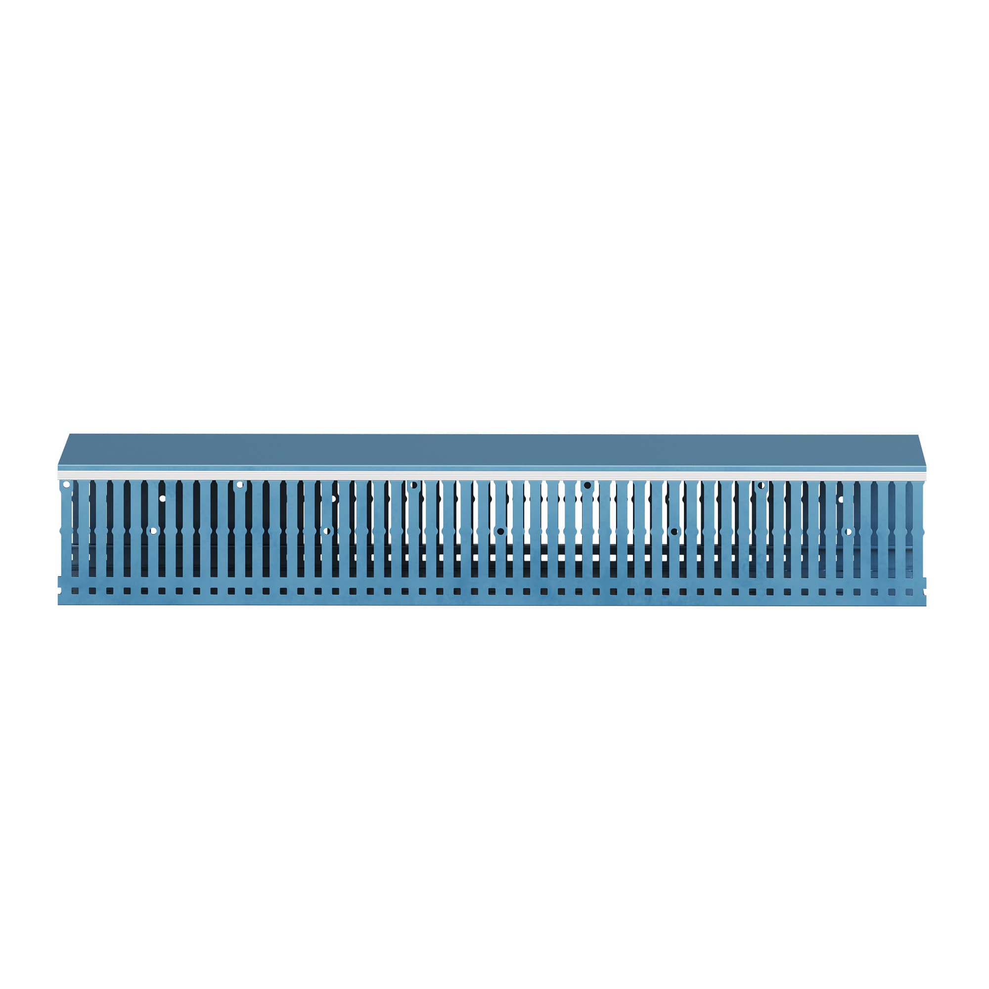 Короб перфорированный синий RL6 120x80