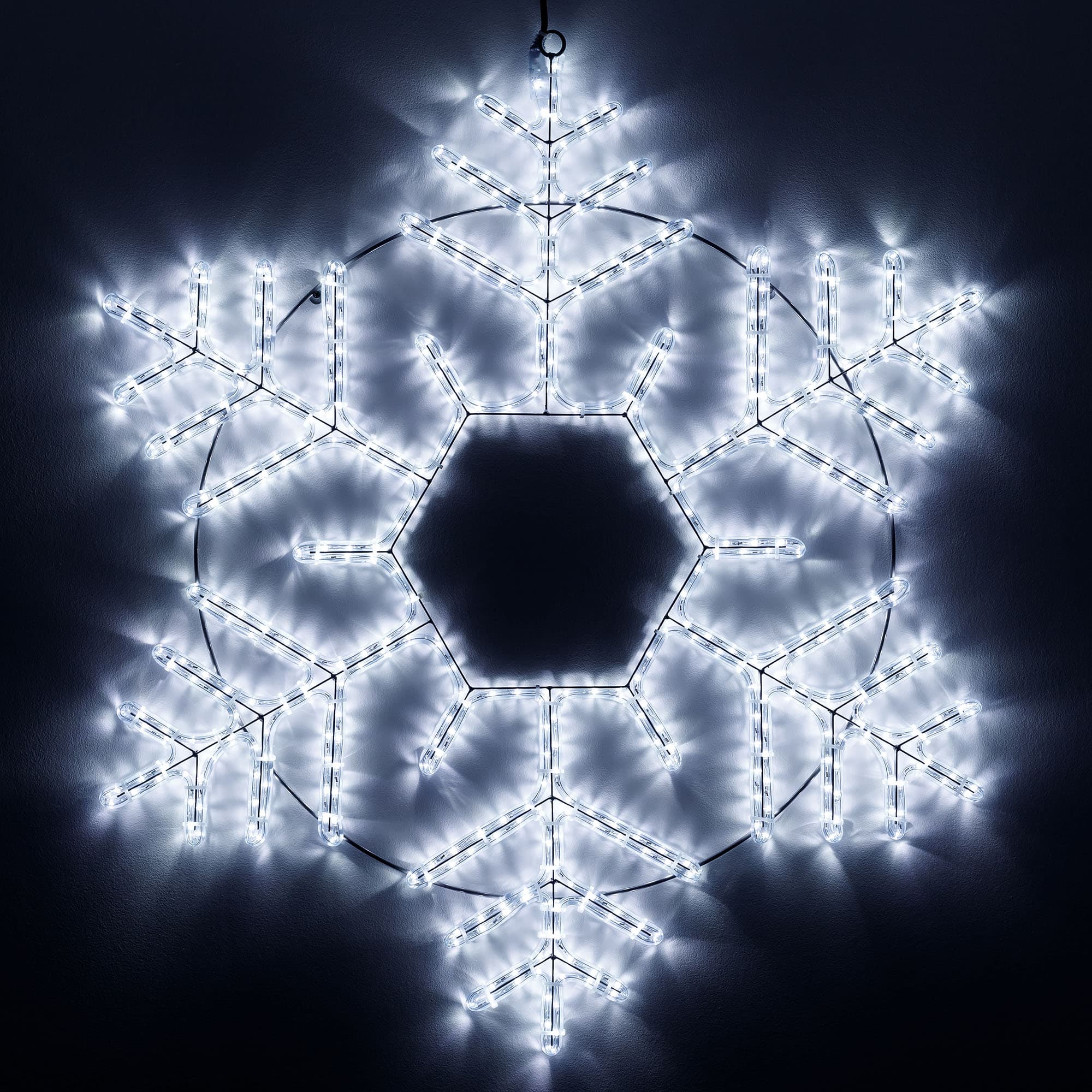 Фигура ARD-SNOWFLAKE-M10-1000x900-576LED White 230V, 35W Ardecoled, IP65