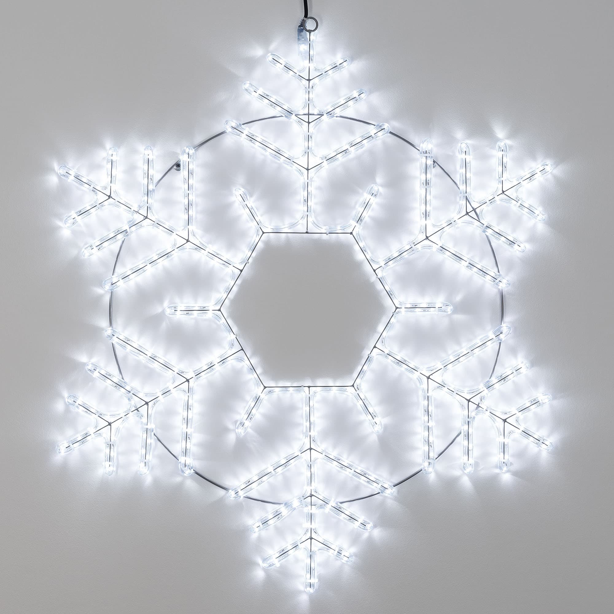 Фигура ARD-SNOWFLAKE-M10-1000x900-576LED White 230V, 35W Ardecoled, IP65