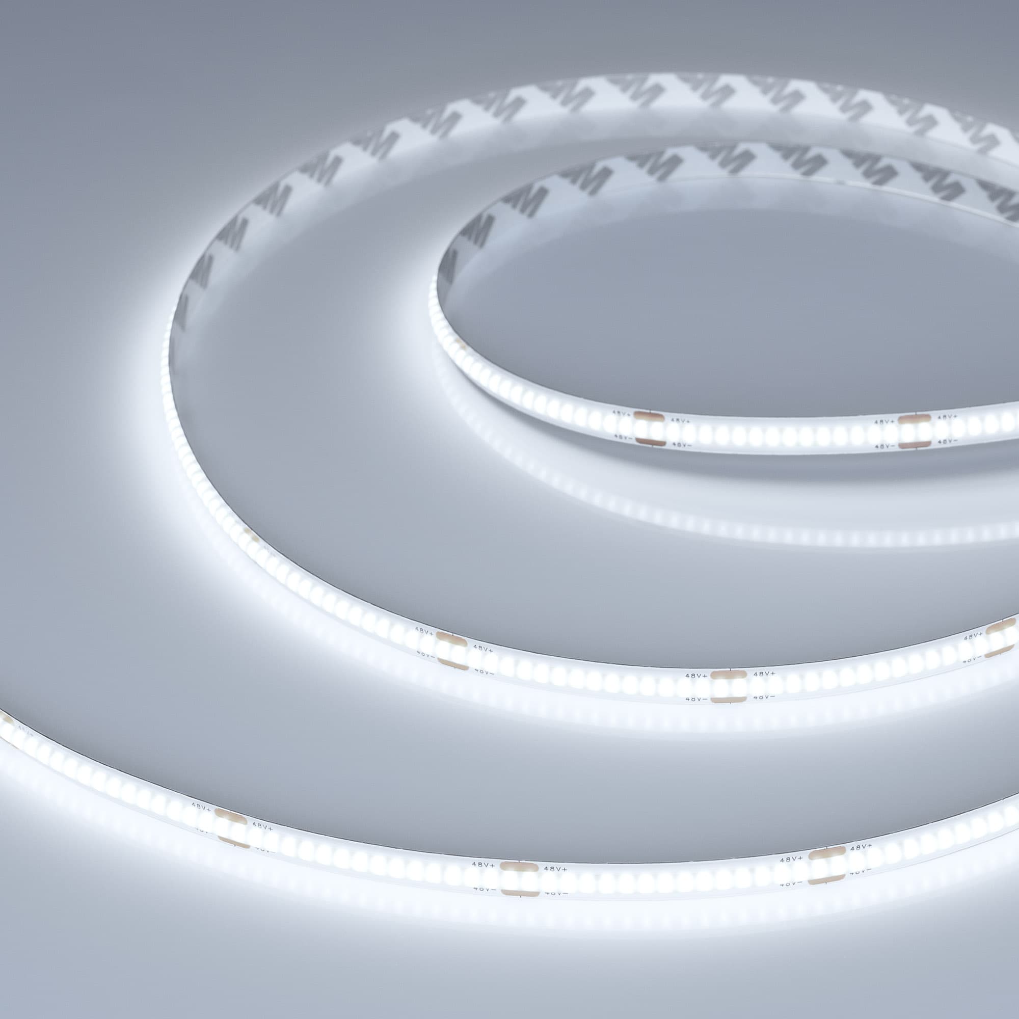 Лента светодиодная 8 Вт/м 48В IP20 6000K 320LED/м COB-X320-8mm CSP 50 м