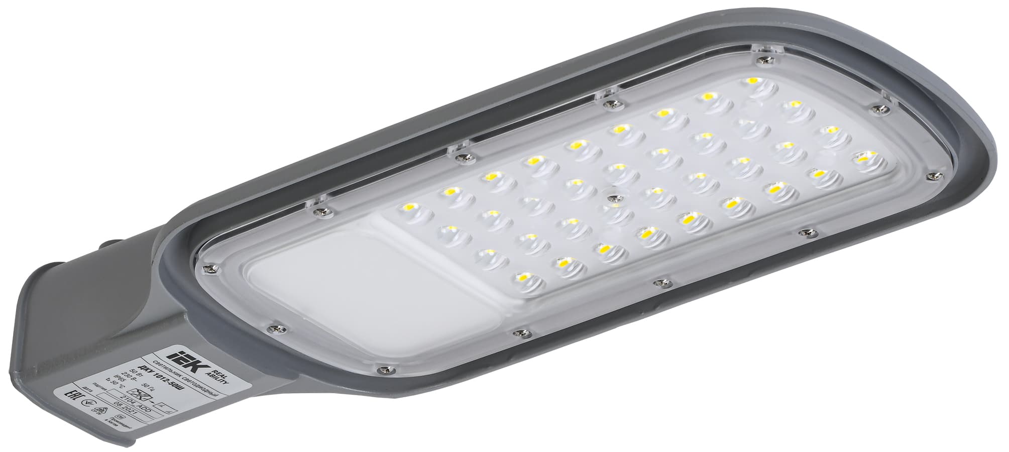 Светильник LED консольный уличный ДКУ 1012-50Ш 5000К IP65 серый