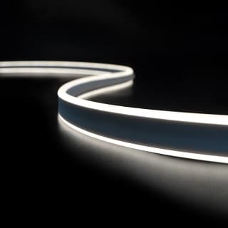 Гибкий неон 15Вт/м 24В 3000K IP67 120LED/м WAVE-SIDE-DOUBLE-A120-16x15mm 5 м (вывод боковой, 5 лет)