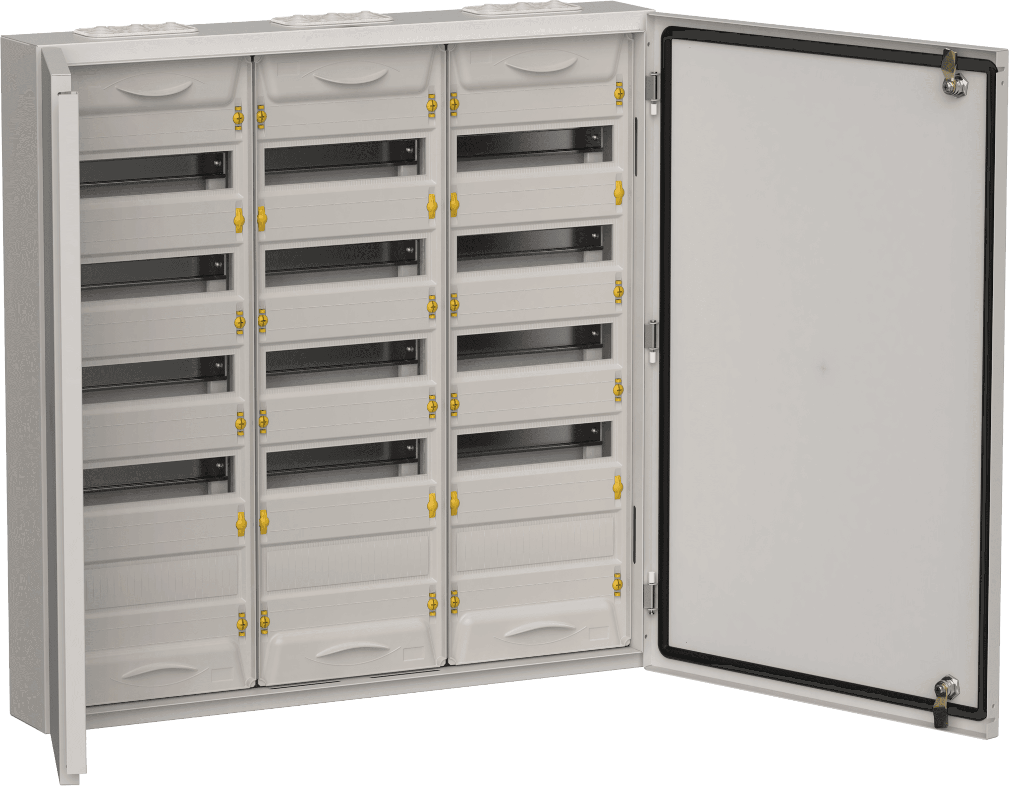TITAN 5 Корпус металлический ЩРн-180 (3х60) 835х830х140 IP54 серый (две двери)