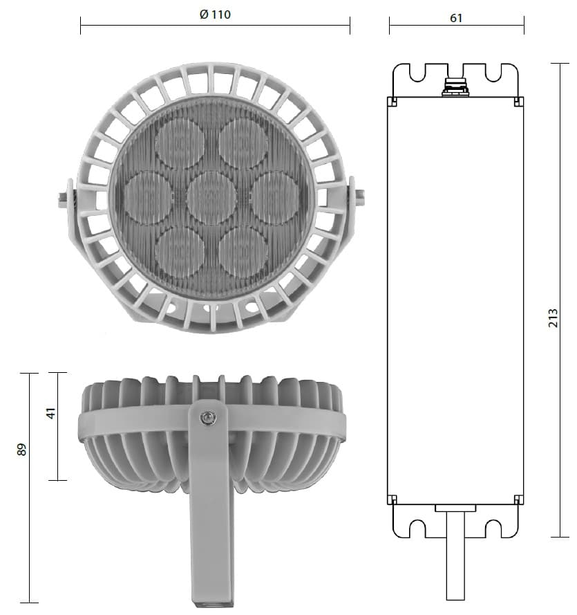 Светильник светодиодный ДО-7 Аврора LED-7-Medium/W3000