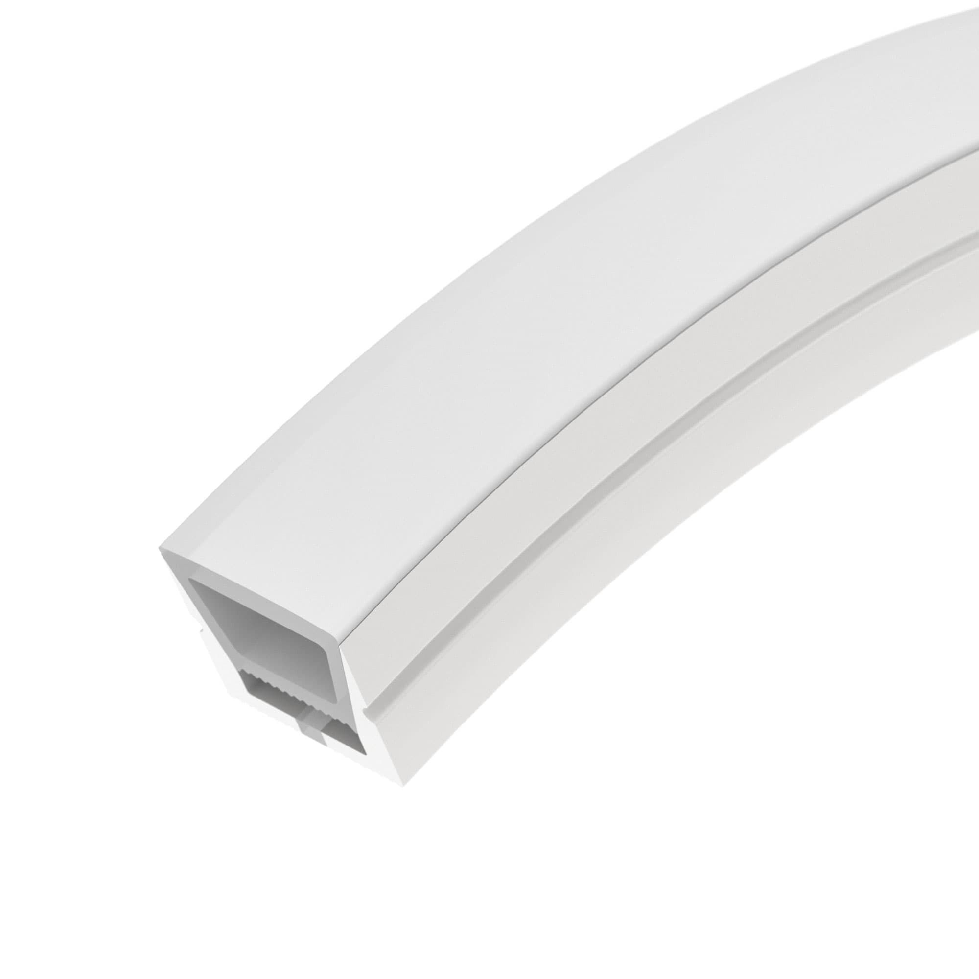 Профиль силиконовый WPH-FLEX-1616-TOP-S11-50m WHITE (Силикон)