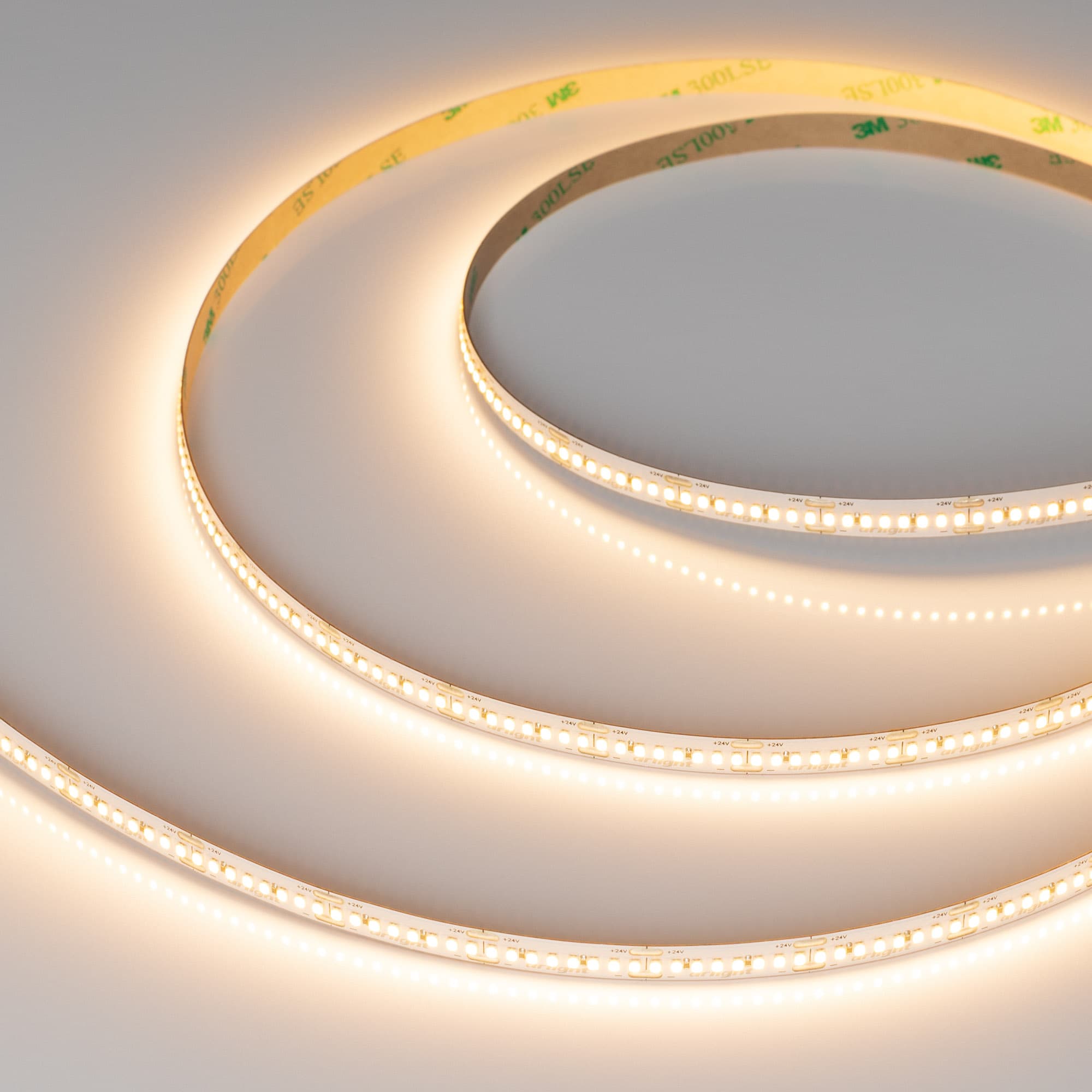 Лента светодиодная 8 Вт/м 24В IP20 2700K 320LED/м MICROLED-M320-8mm SMD 2216 5 м