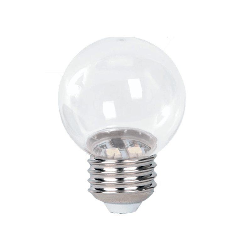 Лампа светодиодная шар прозрачный PLED- ECO- G45 3w E27 2700K CLEAR