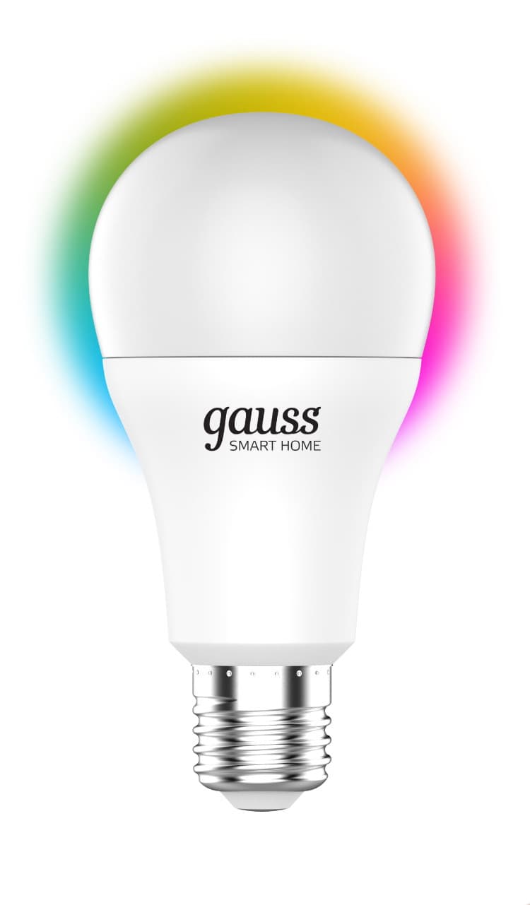 Лампа светодиодная умная SMD LED 8.5 Вт 806 лм RGBW E27 AC 220В IP20 RGBW изменение цветовой температуры и диммирование управление по Wi-Fi Smart Home