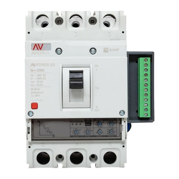 Выключатель автоматический AV POWER-2/3 250А 50кА ETU2.2