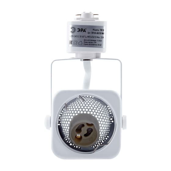 Светильник Трек MR16 белый TR10-GU10 WH (50/450)