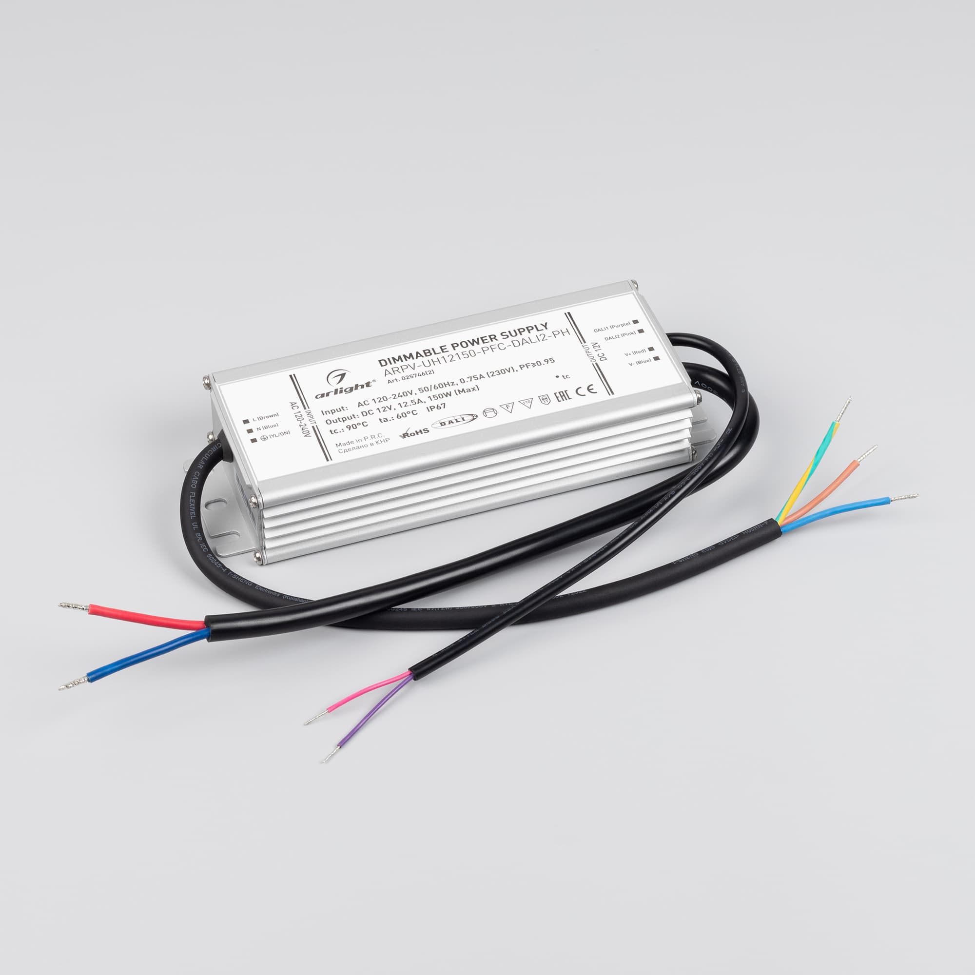 Держатель ARL-MOONLIGHT-1213-CLIP ANOD ARL, алюминий