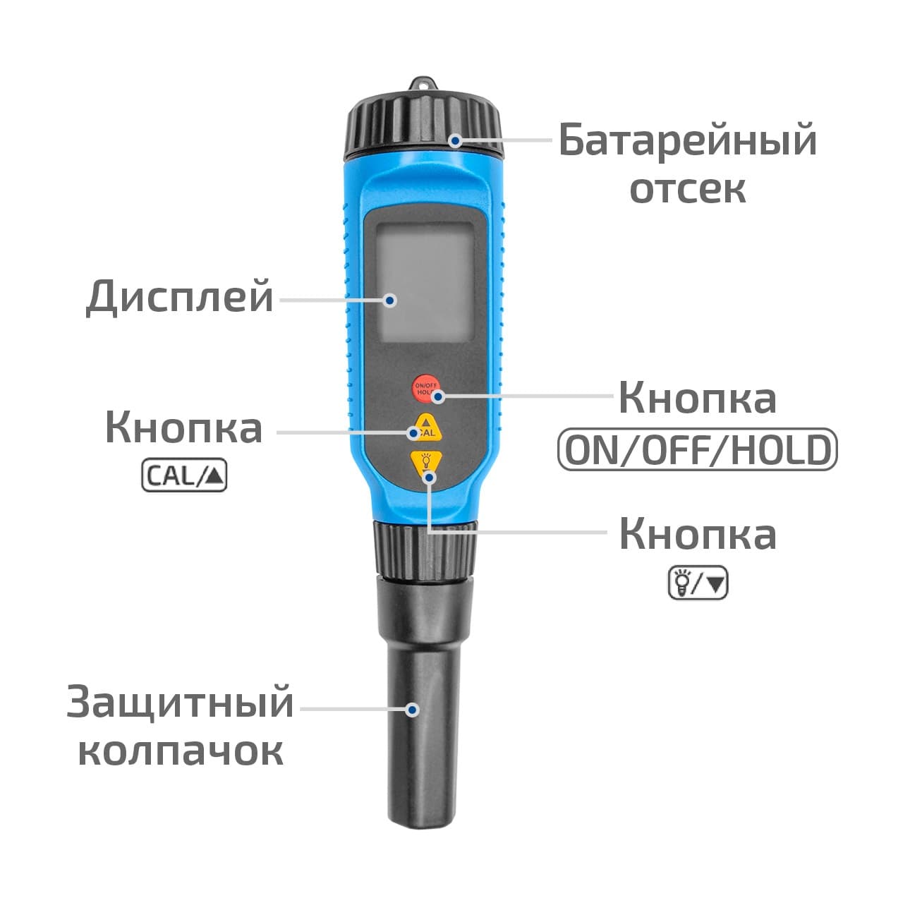 pH-метр цифровой 17221 с поверкой