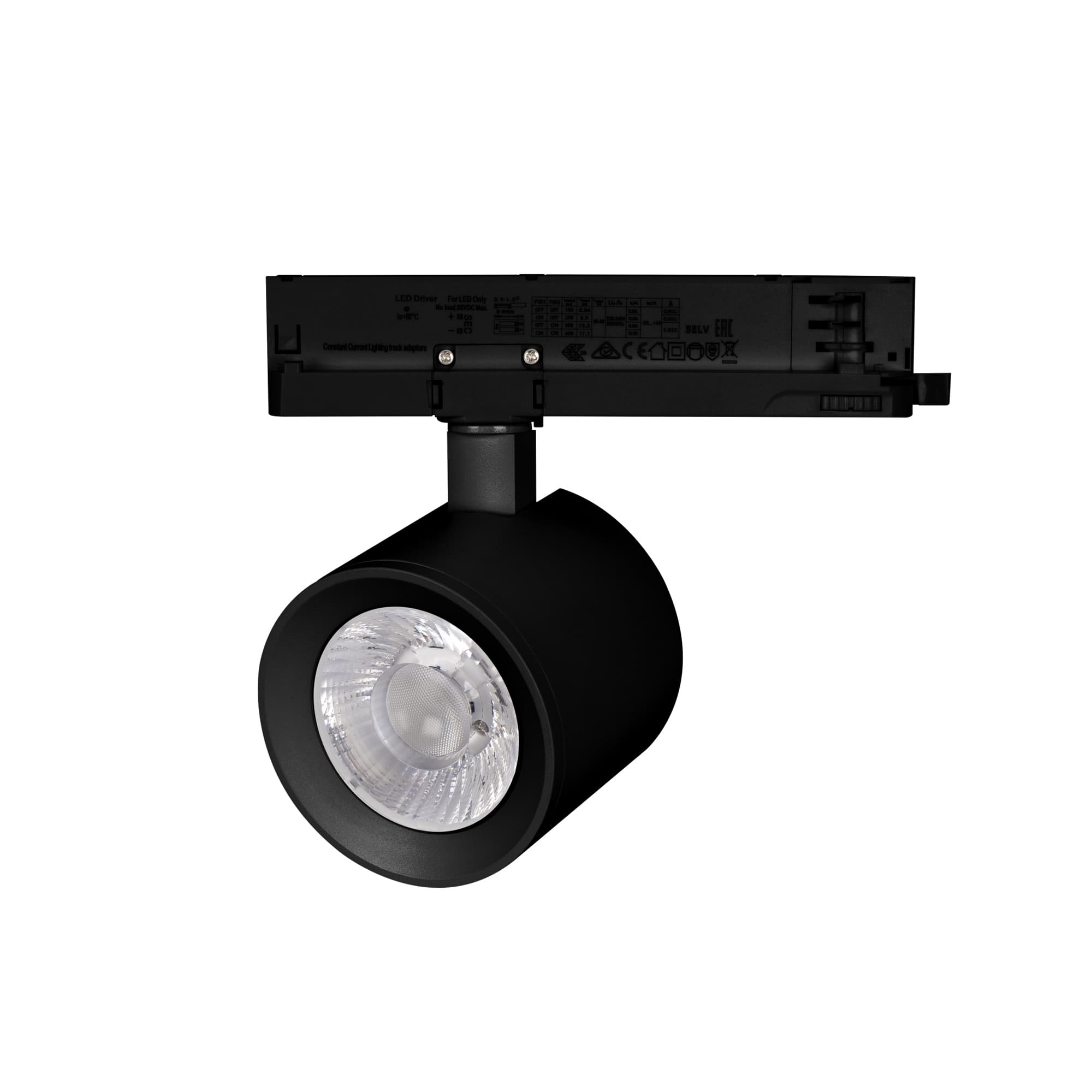 Светильник трековый LGD-NIKA-4TR-R100-20W Warm3000 (BK, 24 deg, 230 В) (ARL, IP20 Металл, 5 лет)