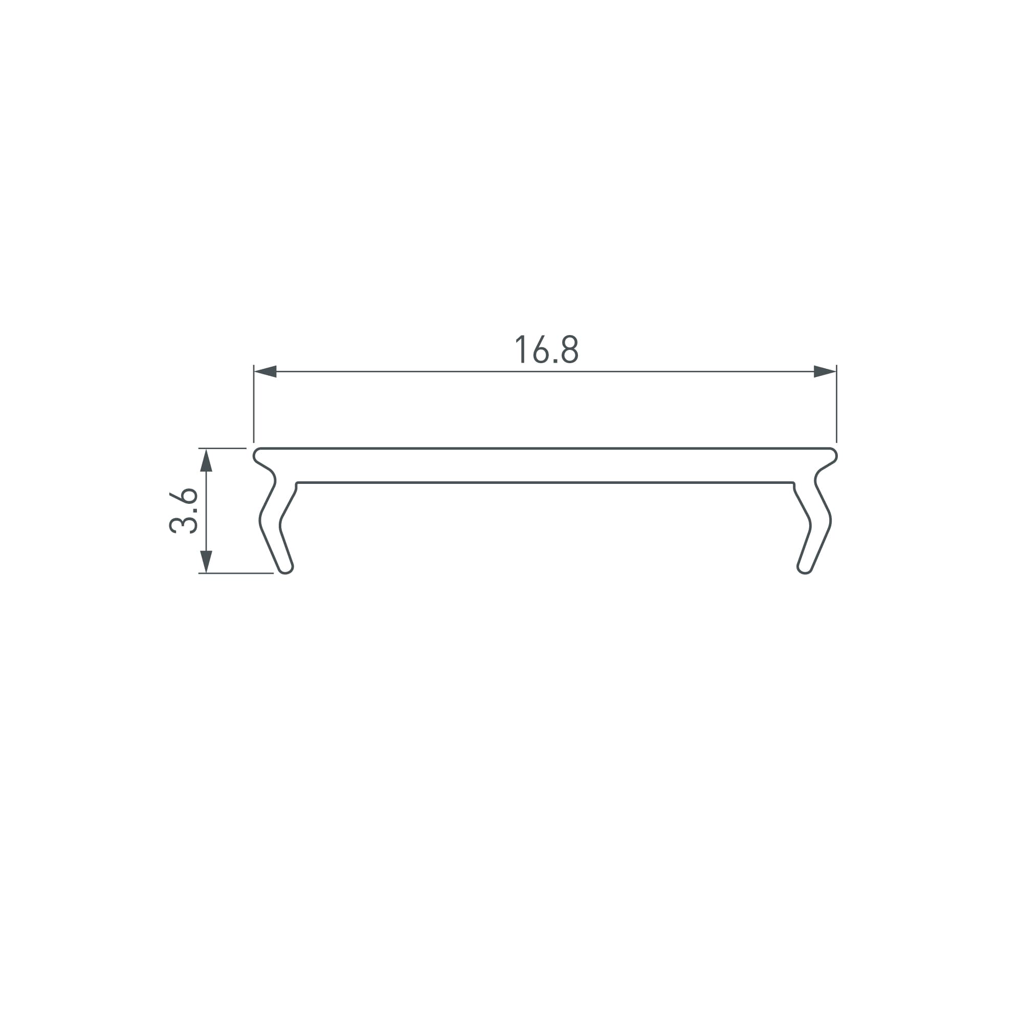 Экран SL-KANT-H16 SQUARE OPAL (ARL, Пластик)