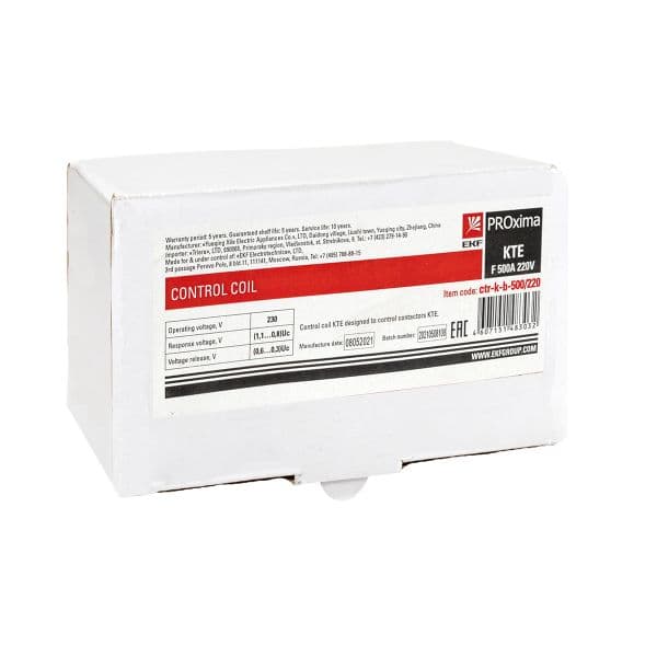 Катушка управления КТЭ F 500А 220В