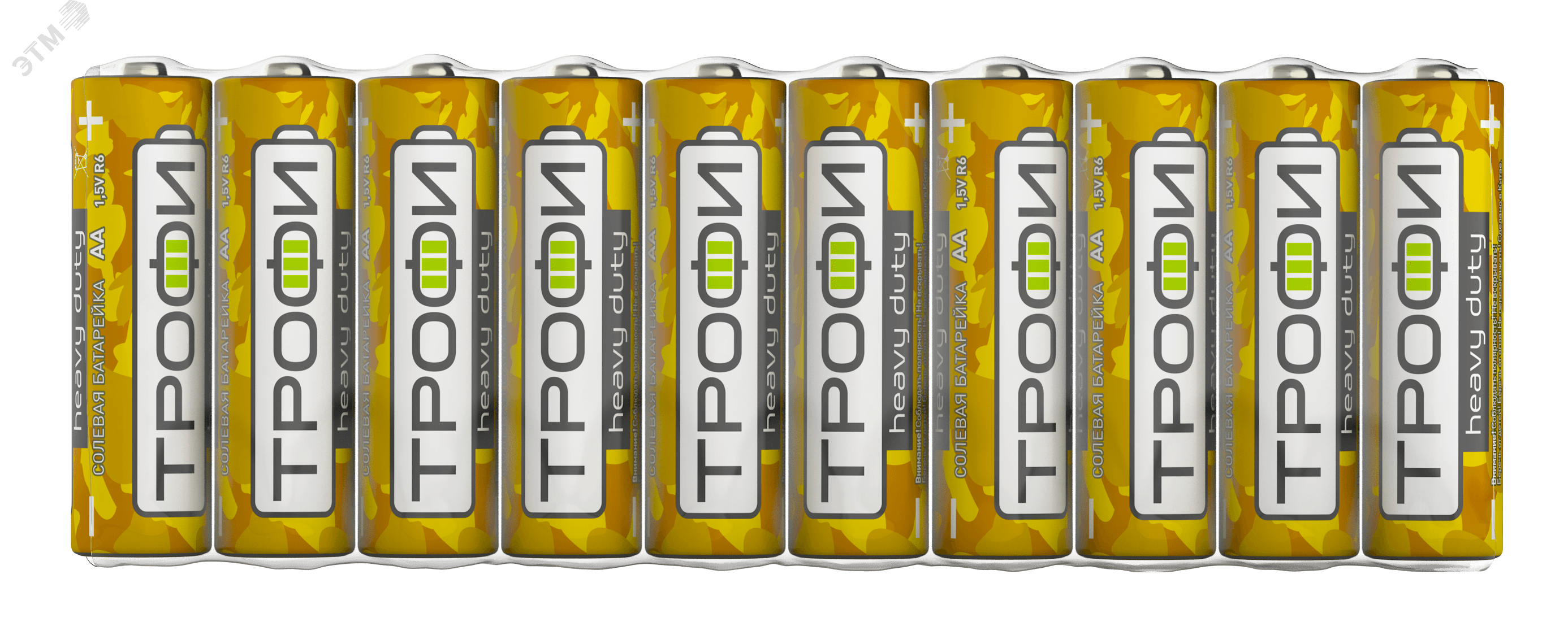 Батарейка Трофи R03-10S CLASSIC HEAVY DUTY Zinc (60/1200/66000)