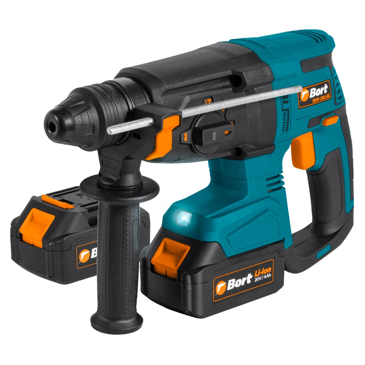 Перфоратор аккумуляторный BORT BHD-20Li-BL (2x4,0Ач+ЗУ)