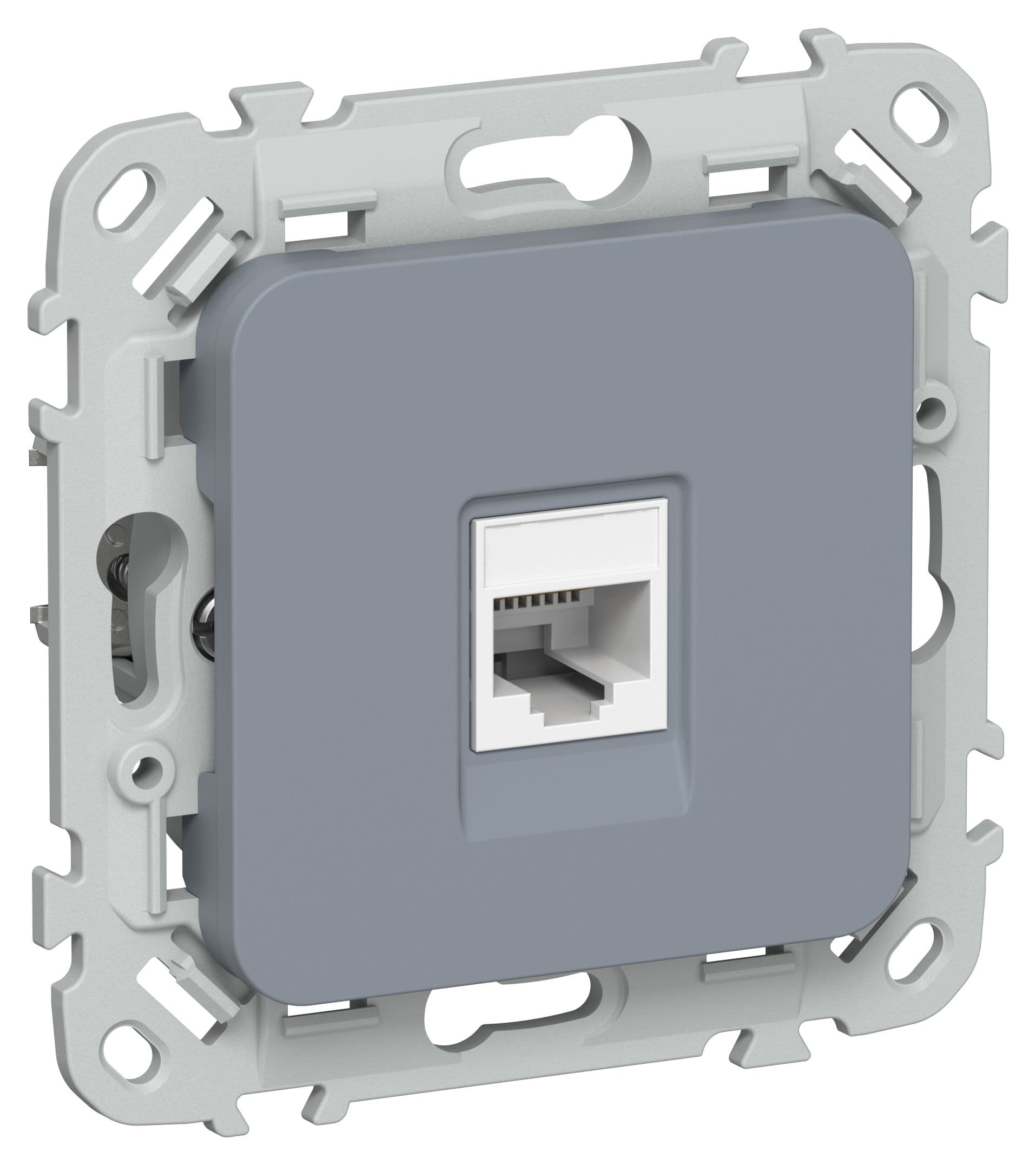 FLITE Розетка компьютерная RJ45 категория 6 UTP РК6-1-0-ФлМ маренго IEK