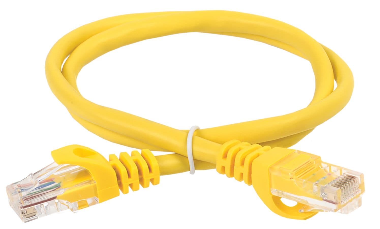 Коммутационный шнур (патч-корд) кат.6 UTP PVC 5м желтый