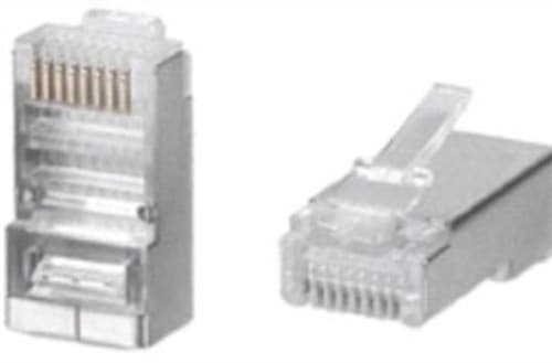 Коннектор RJ-45 (8Р8С) кат.5e экранированный (100шт./уп.) (J-RJ45-8p8c-FTP-5e) (состав ОКЛ)