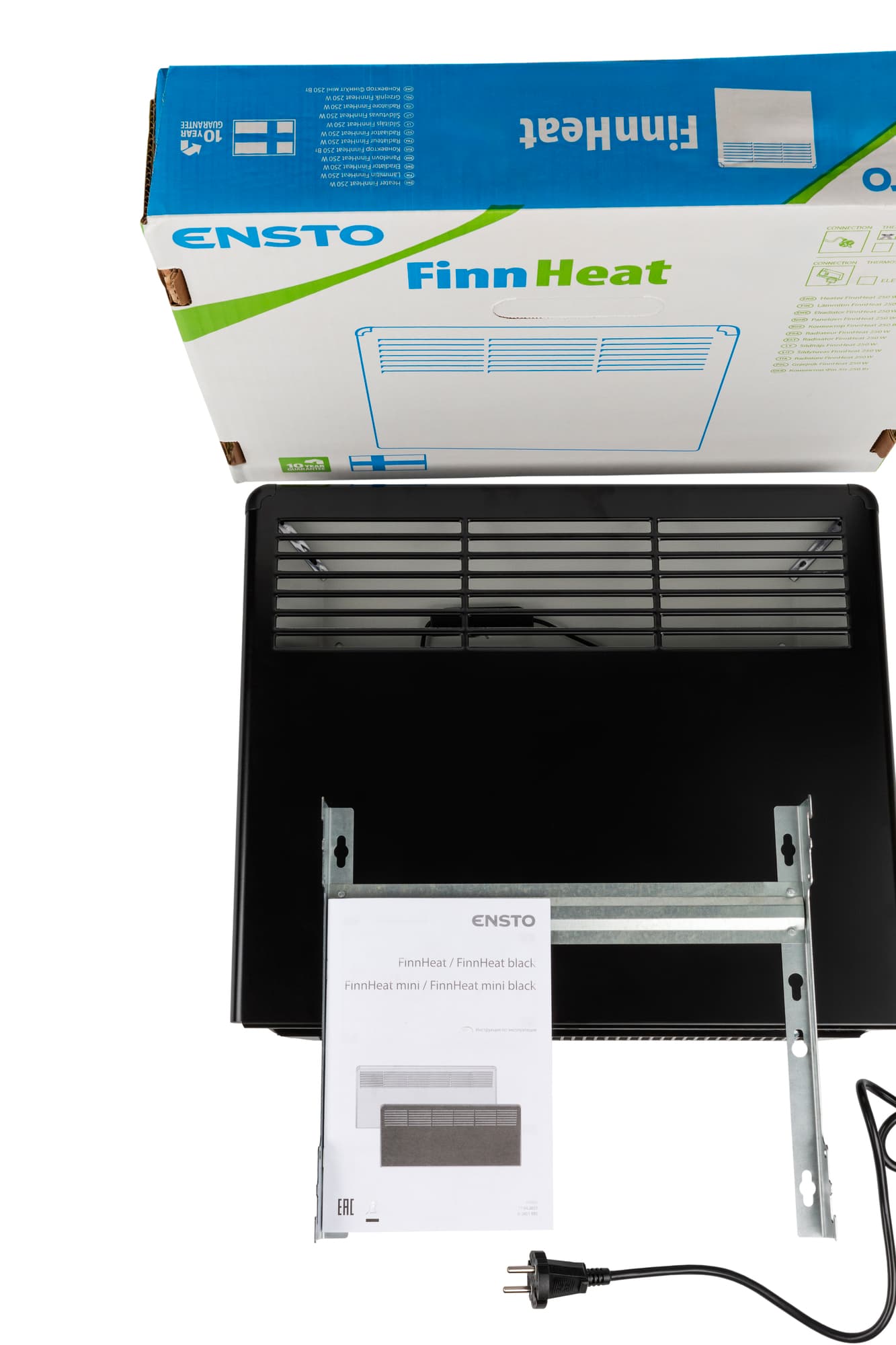 Конвектор электрический FinnHeat 250 Вт, черный