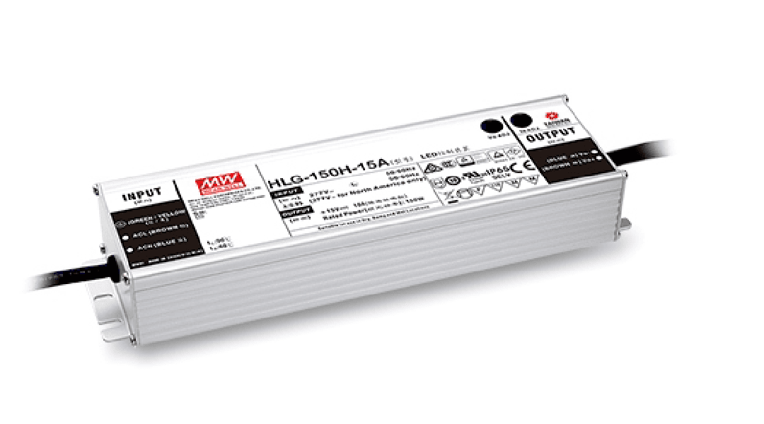 Источник питания AC-DC, 150Вт, IP67, вход 90...305В AC, 47...63Гц 127...431В DC, ККМ, выход 48В 3.2А, изоляция 3750В AC