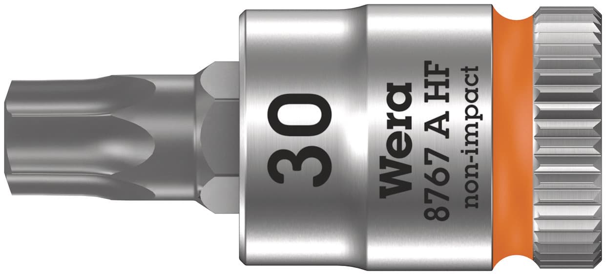 Головка торцевая 8767 A HF TORX Zyklop со вставкой DR 1/4 с функцией фиксации крепежа TX 30X28 мм