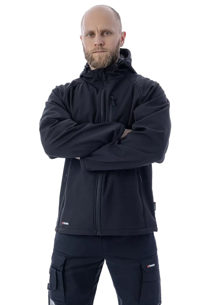 Куртка софтшелл Brodeks KS232, черный (M)