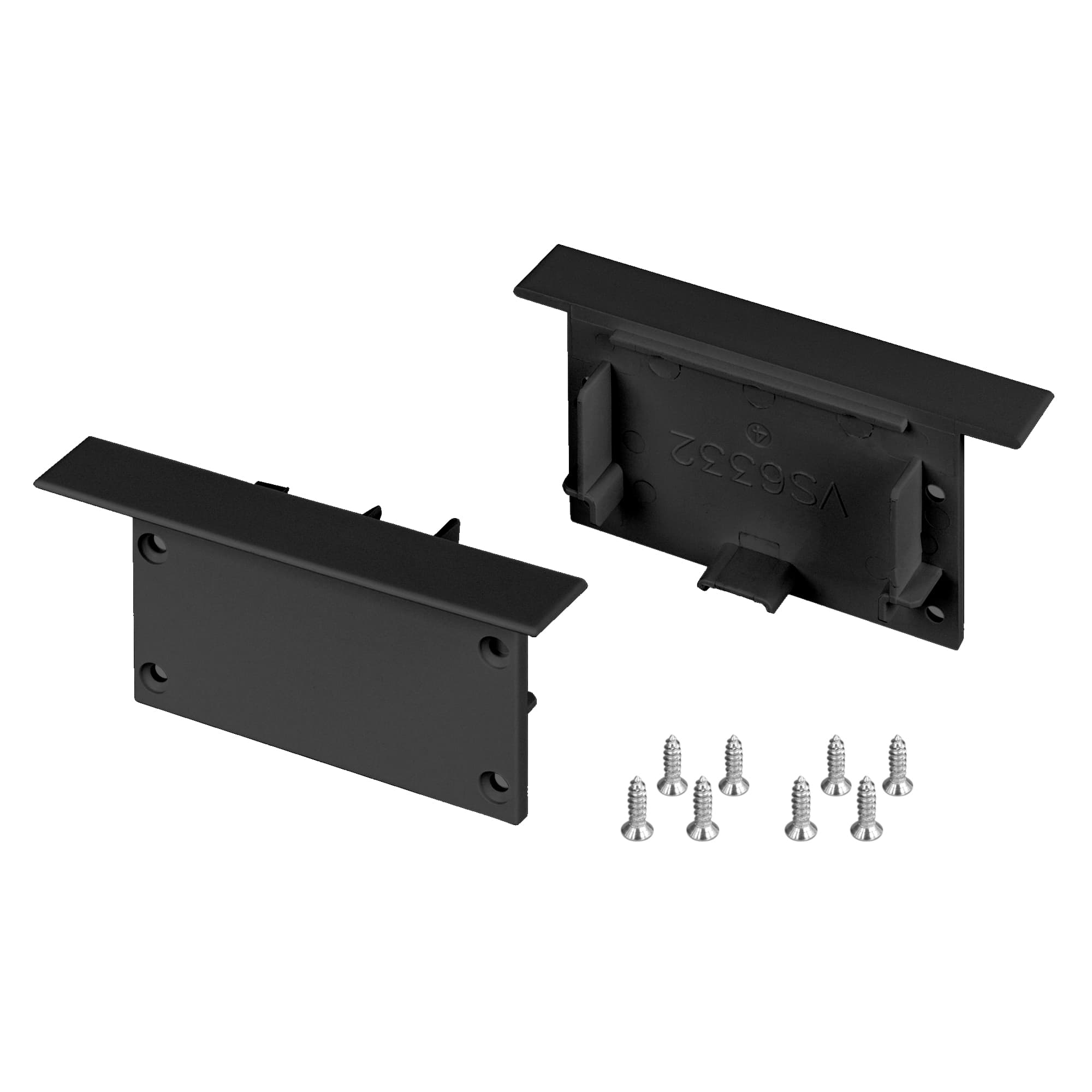 Заглушка SL-LINIA62-FS BLACK (пластик)