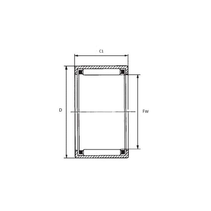 Подшипник HK14162RS ISKRA